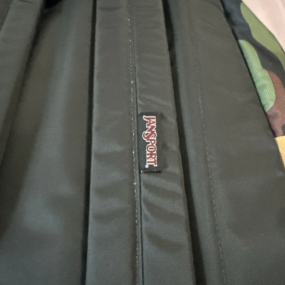 Jansport Super Suede New Olive Camo Sherpa Backpack 1525 Online Exclusive Travel